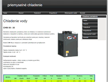 Tablet Screenshot of priemyselne-chladenie.com